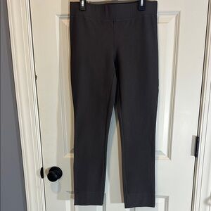 Eileen Fisher gray pull on stretch ankle pants size XXS